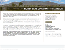 Tablet Screenshot of honeylaketv.com